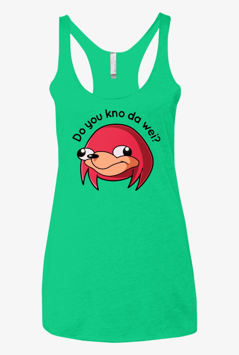 Ugandan Knuckles Women's Triblend Racerback Tank - If I Can’t Bring My Dog I’m Not Going T-shirt, Tank, transparent png download