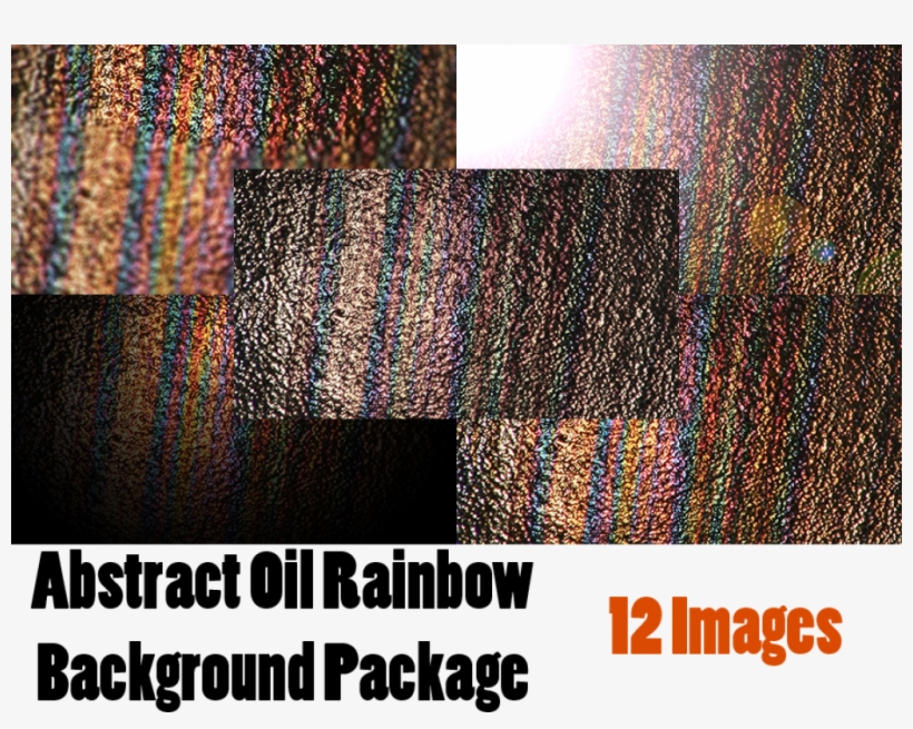 Grunge Abstract Oil Rainbow Background Package 12 Images - Tartan, transparent png download