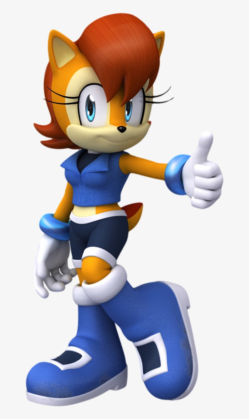 Sally Post Wwc V2 - Sally Acorn Tg Tf, transparent png download