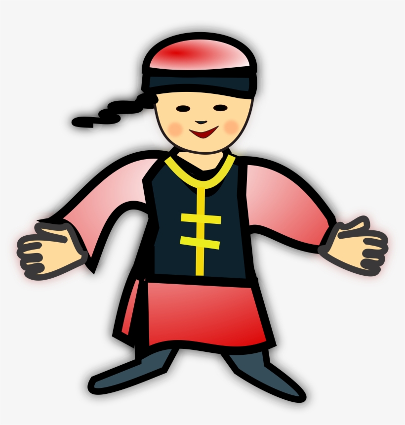 China Clipart Chinese Boy - Chinese Boy Clipart, transparent png download