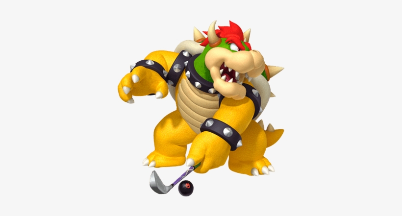 Bowser - Mario Golf World Tour Bowser, transparent png download