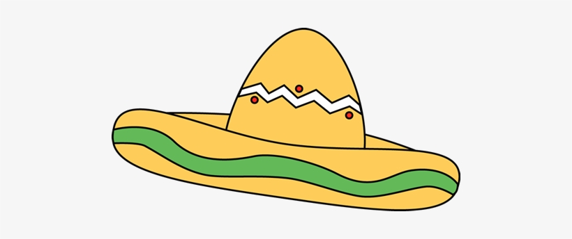 Cinco De Mayo Clip Art Images - Sombrero Black And White, transparent png download