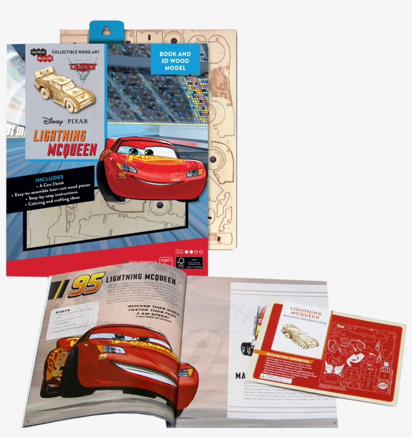 Incredibuilds 3d Plywood Puzzle Cars - Flyer, transparent png download