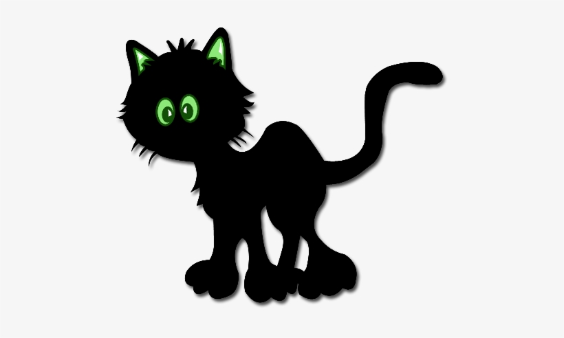 Background Black Cat Transparent - Transparent Background Black Cat, transparent png download