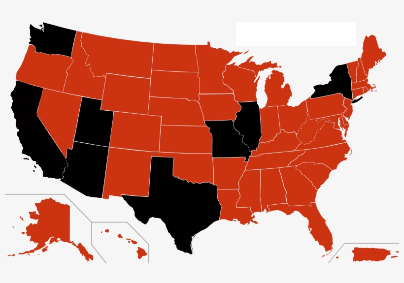 Colorado River On Map Of Us 150525 R26553 Rd - States That Allow Corporal Punishment In Schools 2018, transparent png download
