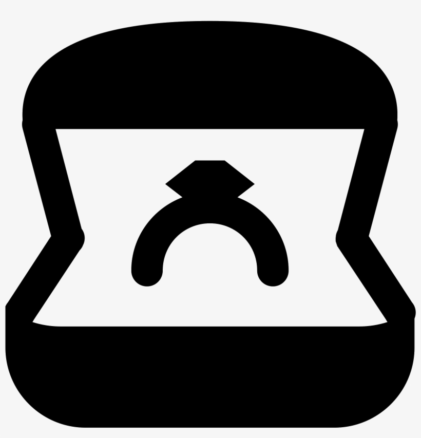 An Engagement Ring Is A Small Circle That Is Usually - Icon Anel Png, transparent png download