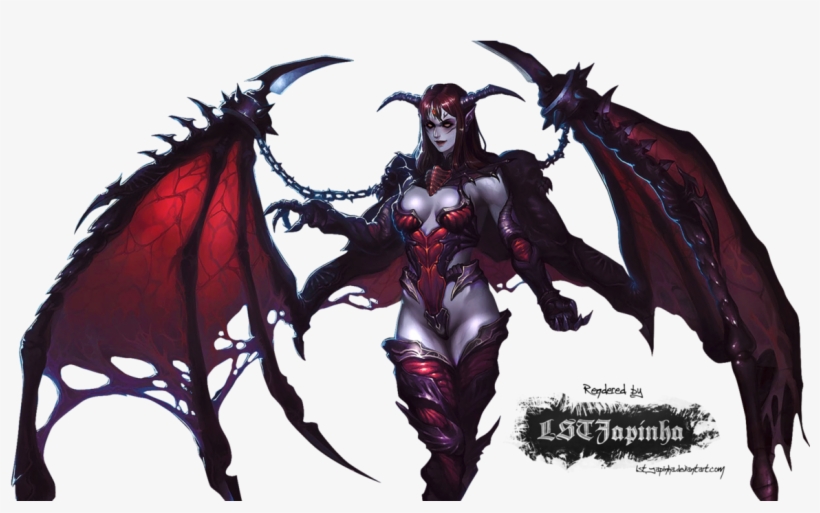 Demon Animals Tags Anime Evil Little Girl Demon Stuffed - Девушка Демон Png, transparent png download