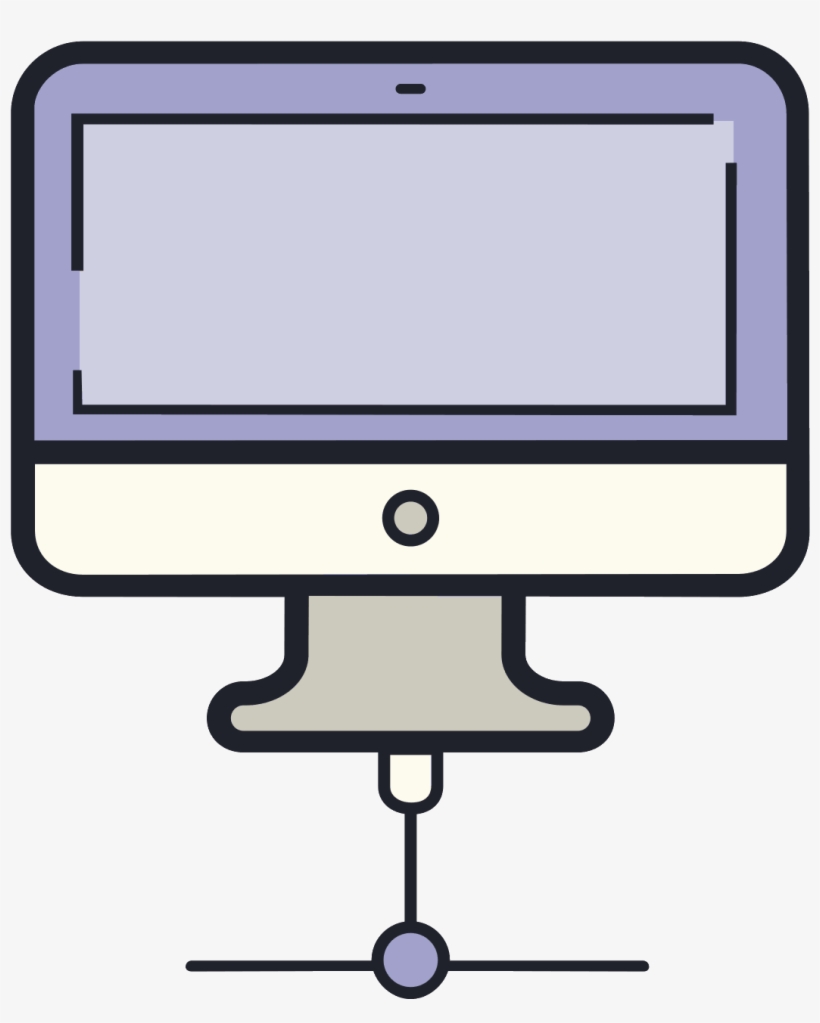 This Logo Is A Computer Monitor - Computer Monitor, transparent png download