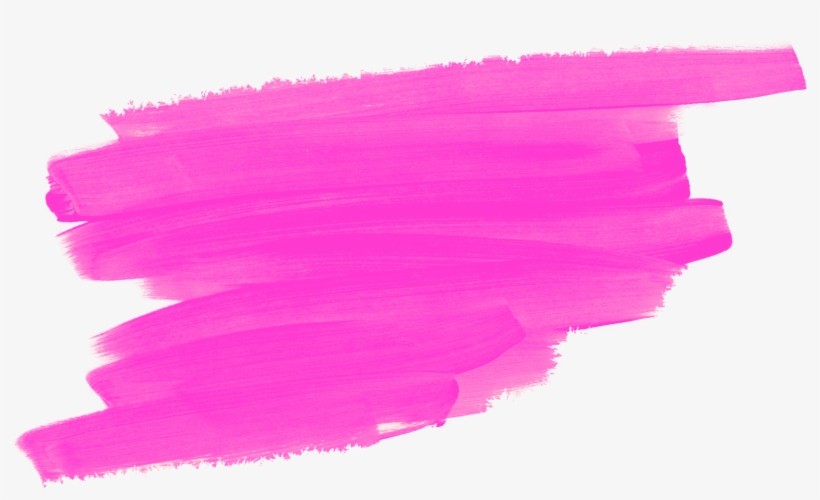 Stroke - Pink Brush Stroke Png, transparent png download
