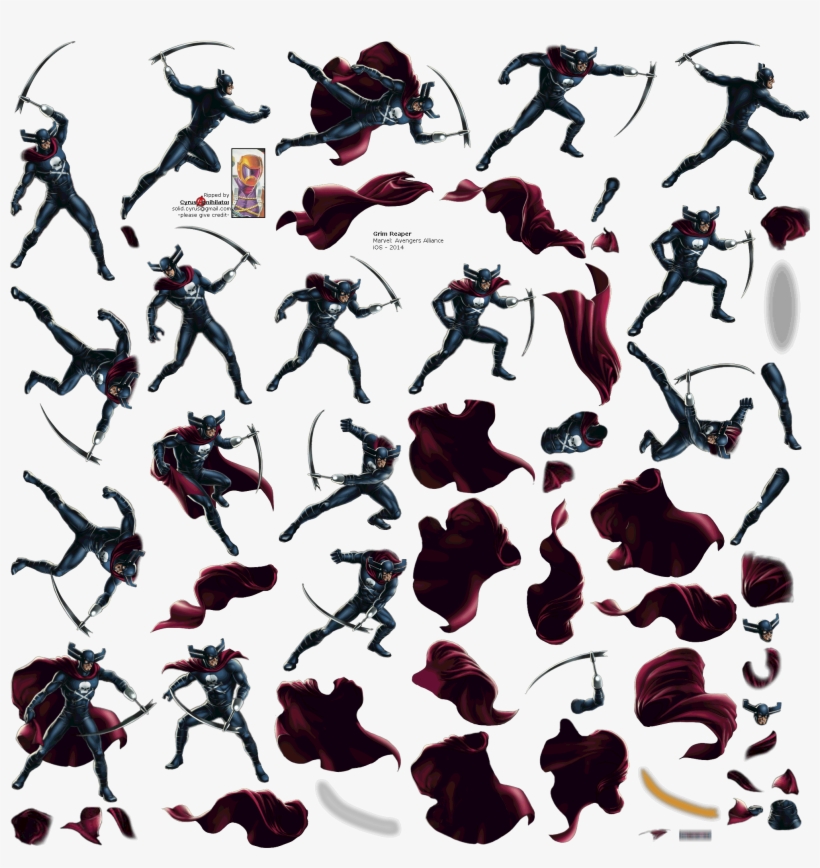 Click To View Full Size - Grim Reaper Sprite Png, transparent png download