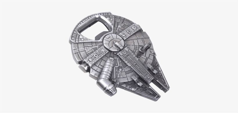 Star Wars Millennium Falcon Metal Bottle Opener - Star Wars Millenium Falcon Metal Bottle Opener - New!, transparent png download