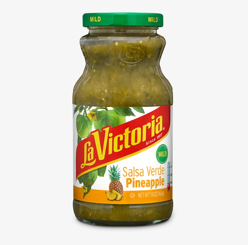 La Victoria Salsa Verde Pineapple - La Victoria Mild Pineapple Salsa Verde 16 Oz. Jar, transparent png download