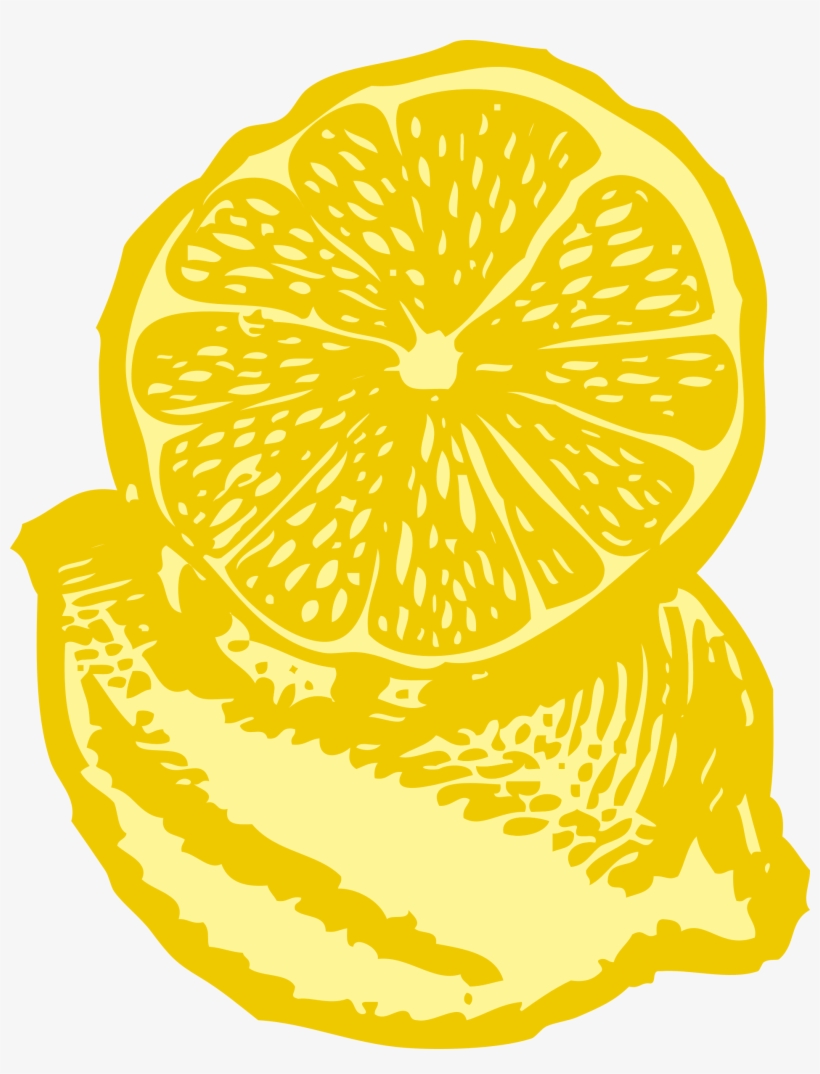 Big Image - Lemon Illustration Transparent, transparent png download