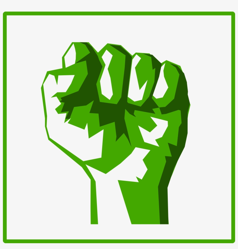 Fist Clipart Fight The Power - Fist Poster, transparent png download