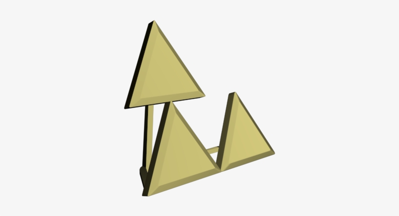 Triforce Meme 3d Model Max - Triforce, transparent png download