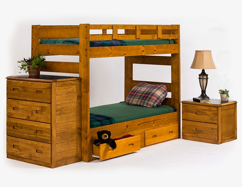 Crafted Camp Bunk Beds And Wooden Furniture Child PNG Image