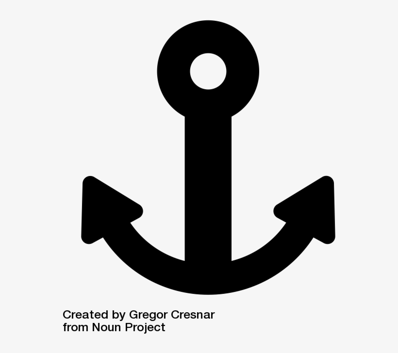 Anchor - Anchor Tote Bag, Natural, transparent png download