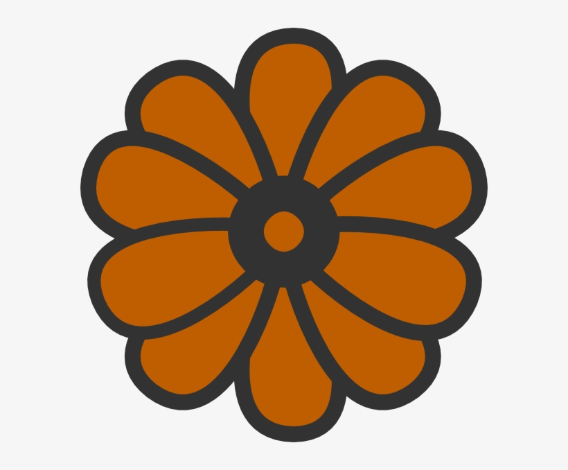 Flower Svg Clip Arts 588 X 598 Px, transparent png download