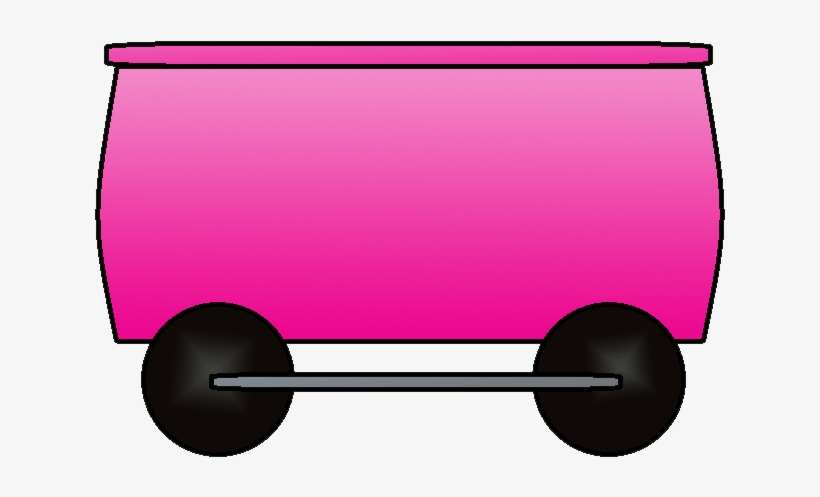 Car Clipart Orange Car - Clip Art Train Cars, transparent png download