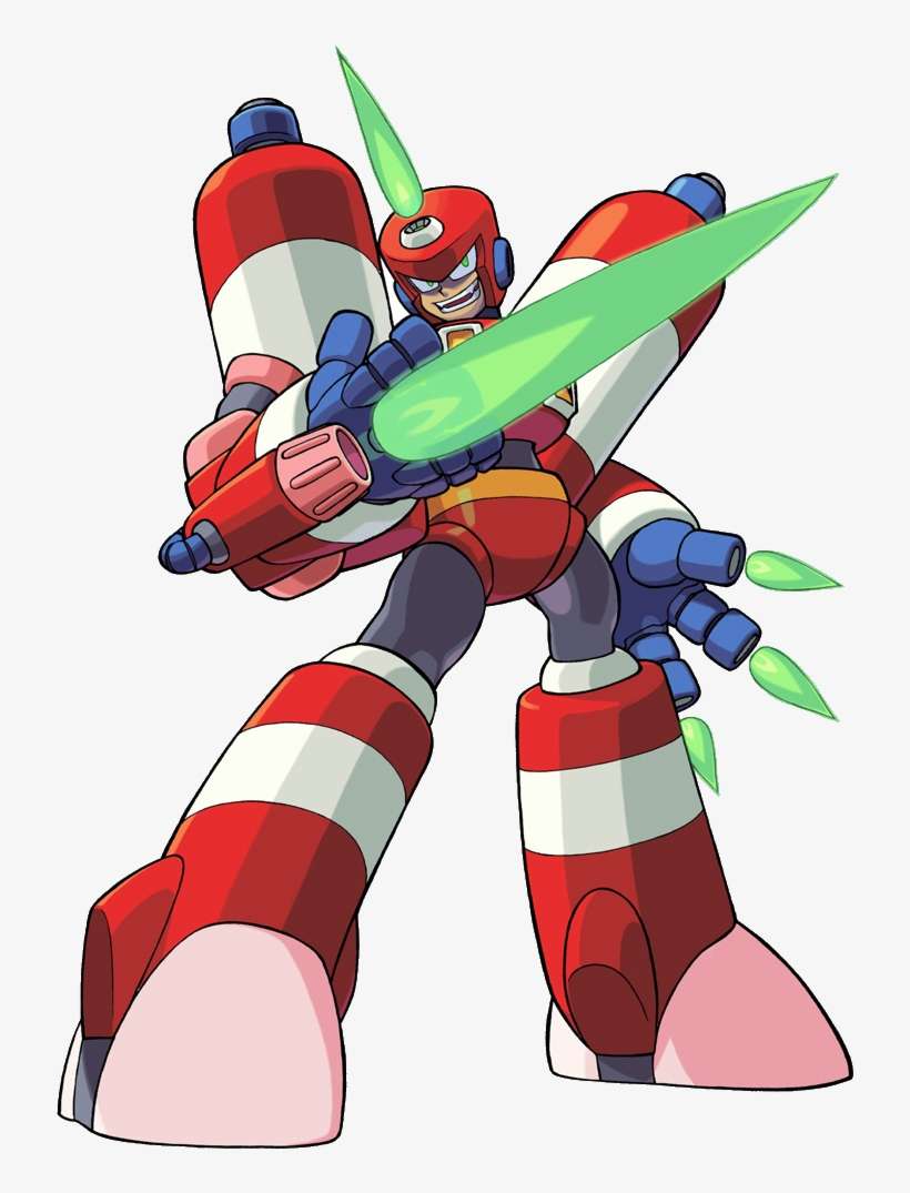 Image - Mega Man Burner Man, transparent png download