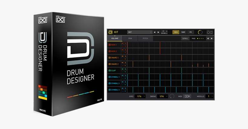 Modern Drum Workshop - Uvi Drum Designer, transparent png download