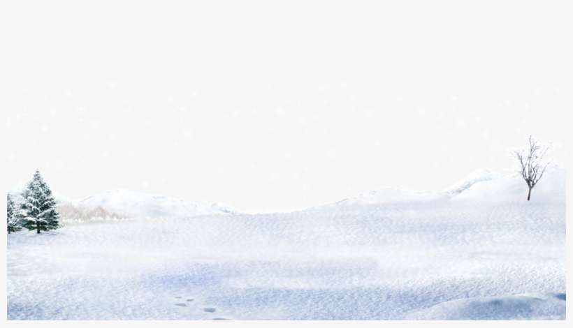 Winter Snow And Snow Landscape Transparent - Portable Network Graphics, transparent png download