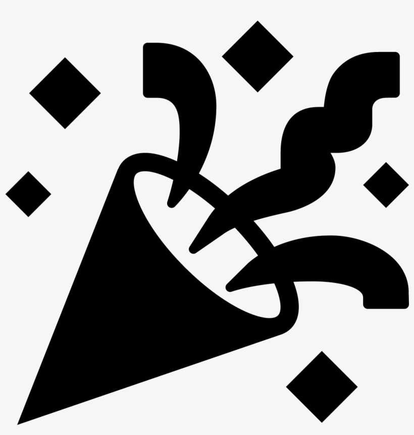 Confetti Filled Icon Icone Confettis Png PNG Image Transparent PNG