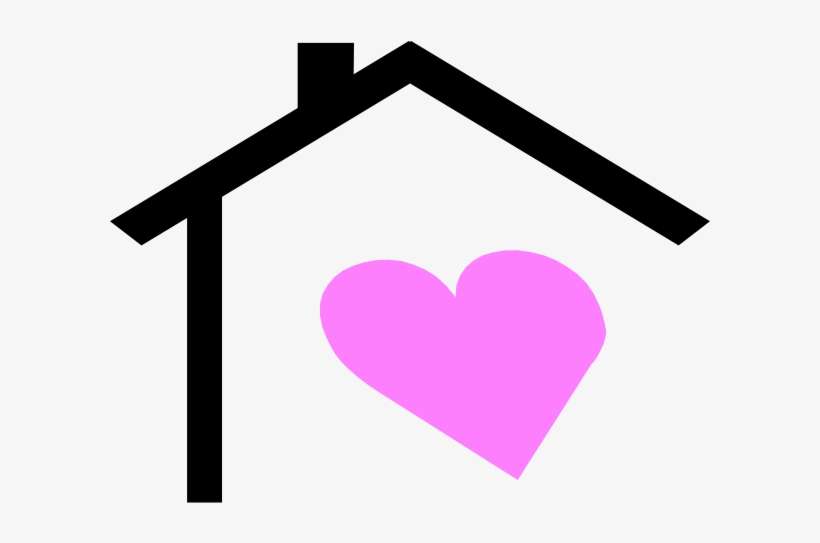 How To Set Use House Roof And Heart Clipart - House Roof Clipart Png, transparent png download