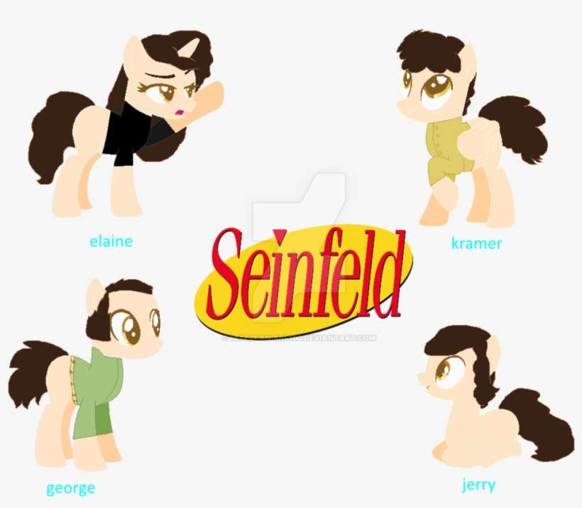 #1333475 - Artist - Mixelfangirl100, Artist - Selenaede, - Mlp Seinfeld, transparent png download