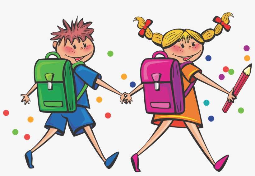 School Students Vector, Student Vector, Books Vector, - Colegio Integrado Santa Teresita, transparent png download