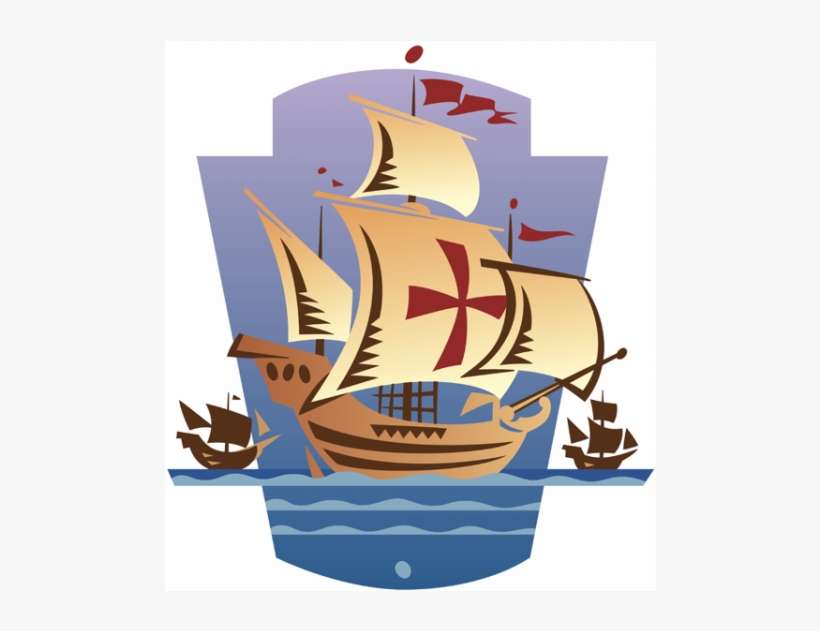 Columbus Day Png Clipart - Clip Art Happy Columbus Day, transparent png download