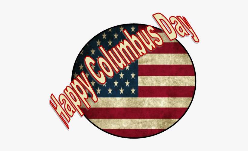 Columbus Day - Usa Flag - Grunge Queen Duvet, transparent png download