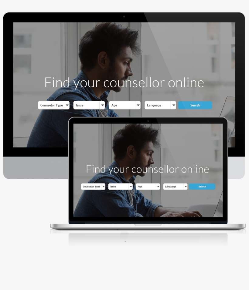 Find Online Counsellors - Led-backlit Lcd Display, transparent png download