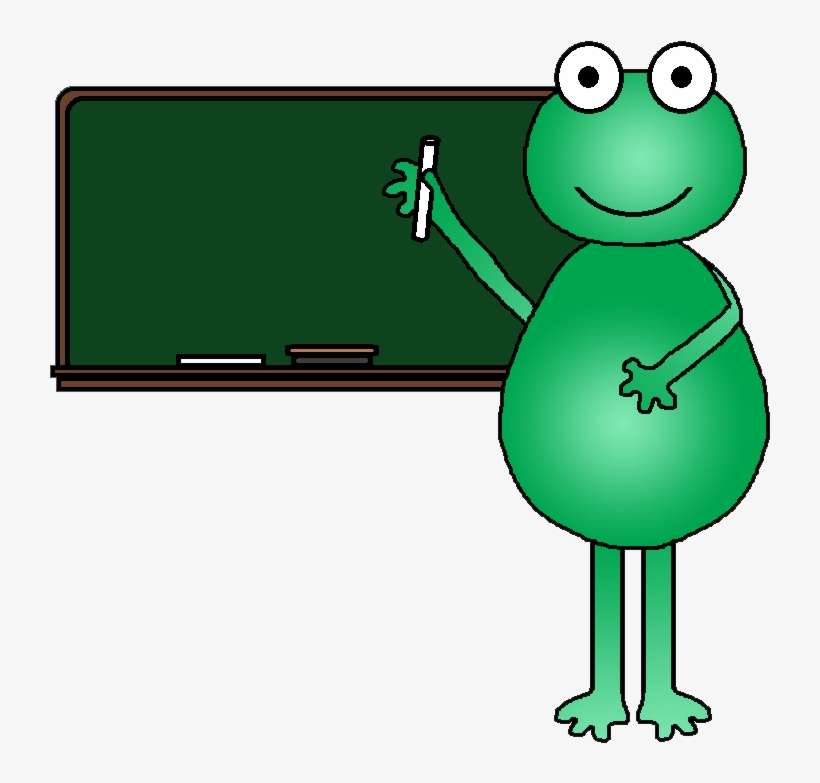 Clip Arts Related To - Teacher Frog, transparent png download