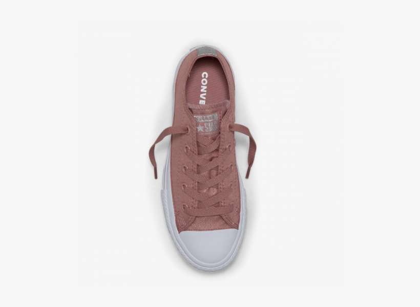 Converse Kid Ct Fairy Dust Low Pink - Suede, transparent png download