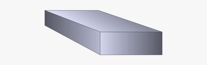 Steel Rectangle Bar - Stainless Steel, transparent png download