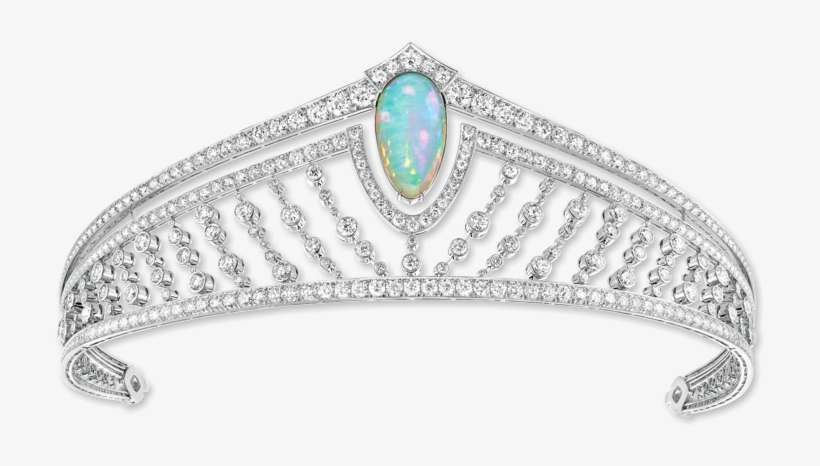 Tiara In Platinum And White Gold, Set With Diamonds - 12 Vendôme Tiara Chaumet, transparent png download