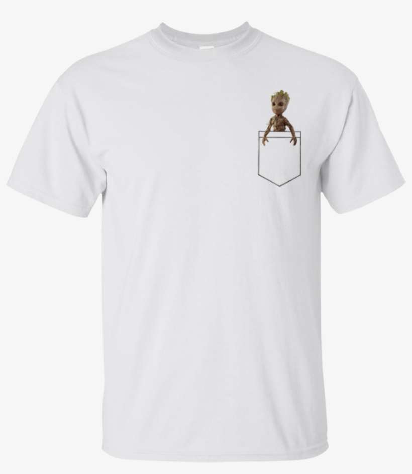 Guardian Of The Galaxy - Plain Tee Shirt With Pocket, transparent png download