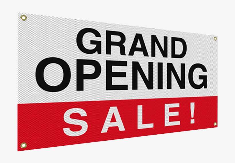 10oz Mesh Banners - Grand Opening Purple, transparent png download