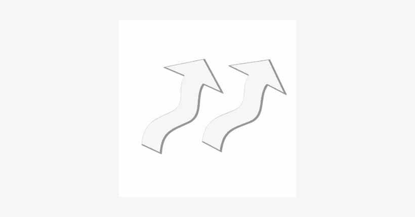 Seta Com Ondas Png, transparent png download