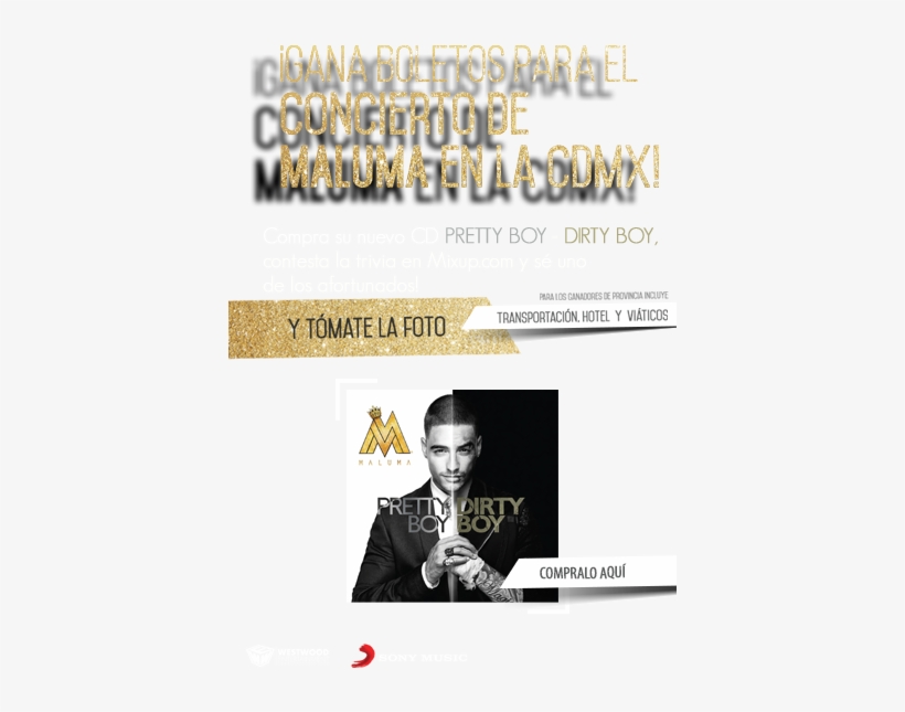 Maluma-pretty Boy, Dirty Boy (cd), transparent png download