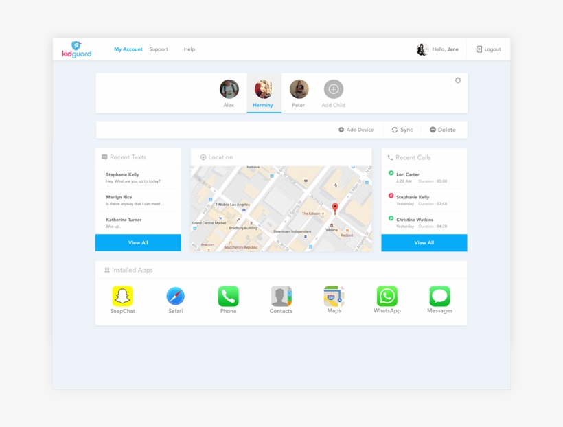 Kidguard Easy To Use Interface - Kidguard Technology Llc, transparent png download