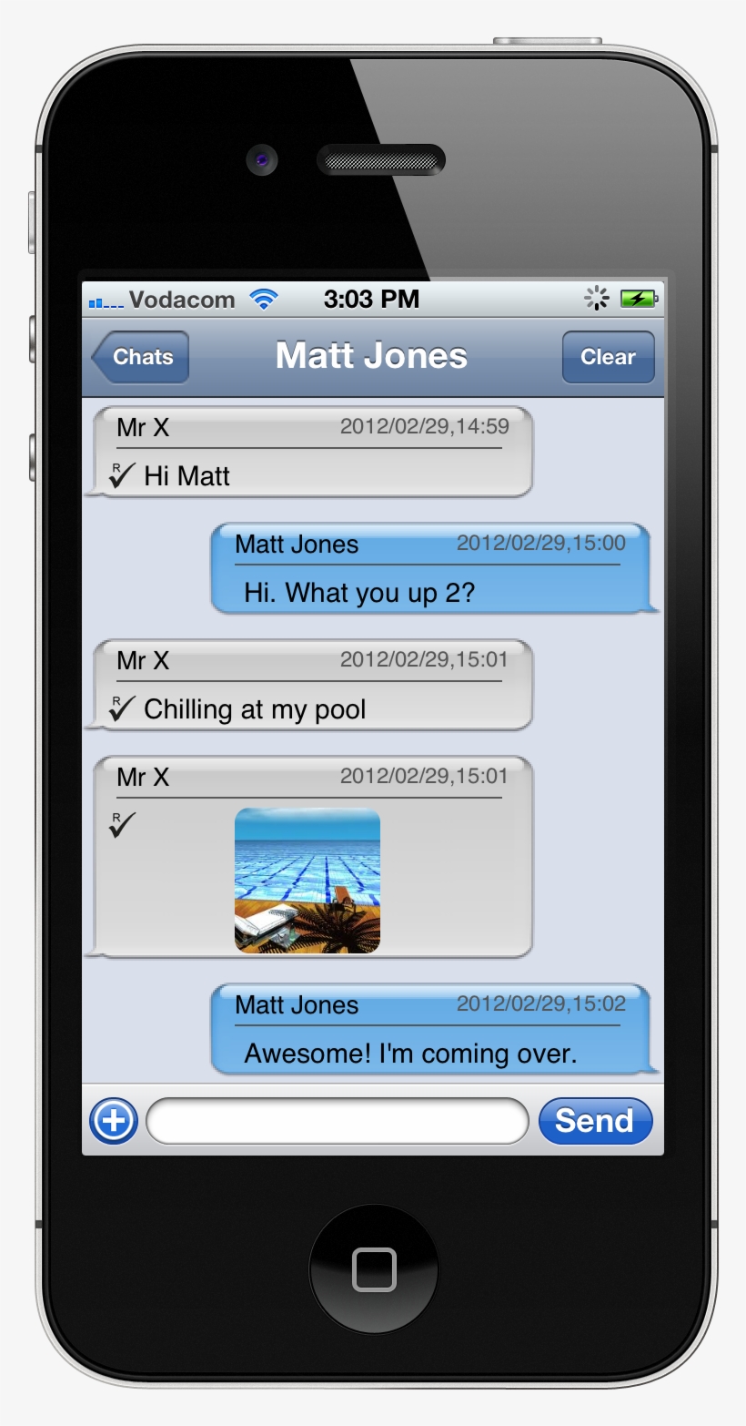 Iphone Messaging Ui Iphone 4 S Png Image Transparent Png Free Download On Seekpng