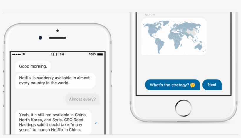 Quartz For Iphone Has All Of That - Quartz Chat App, transparent png download