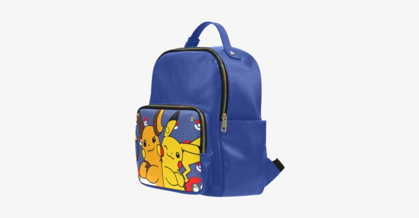 pikachu leather backpack