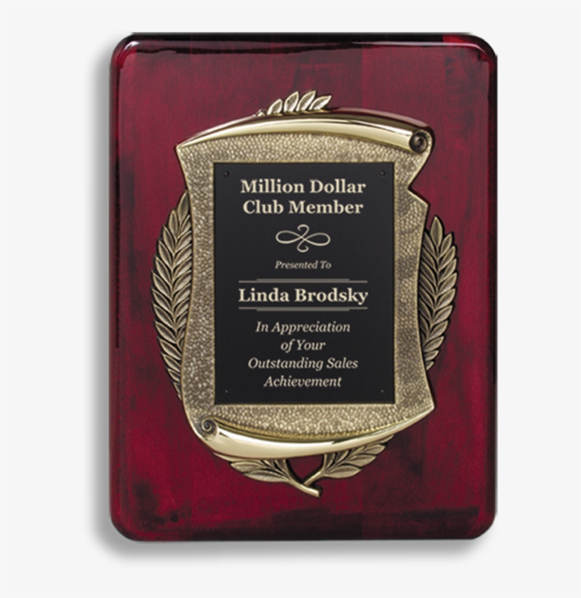 Cast Scroll Frame Plaque - Emblem, transparent png download