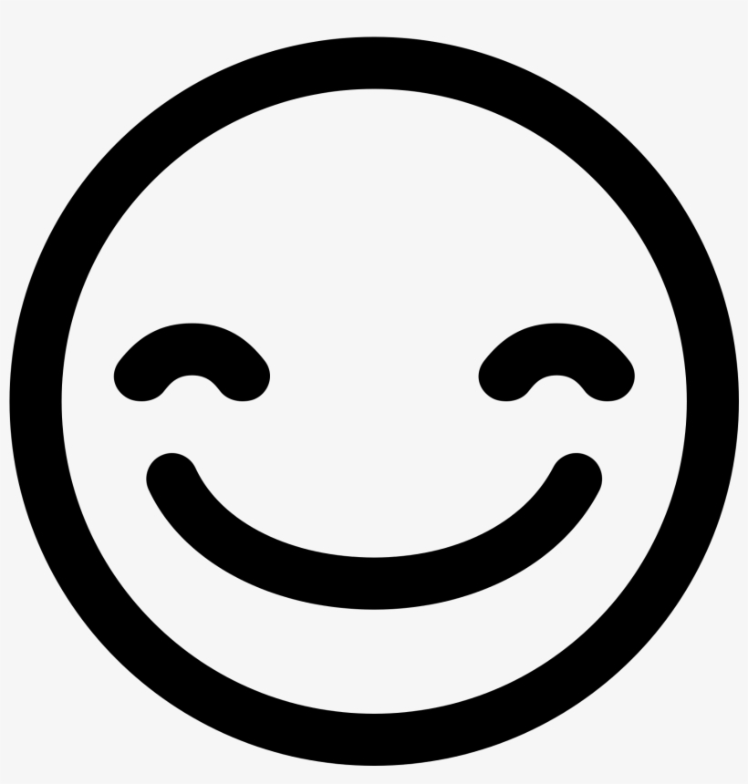 File - Happy-outline - Svg - Angry Icon Png Transparent, transparent png download