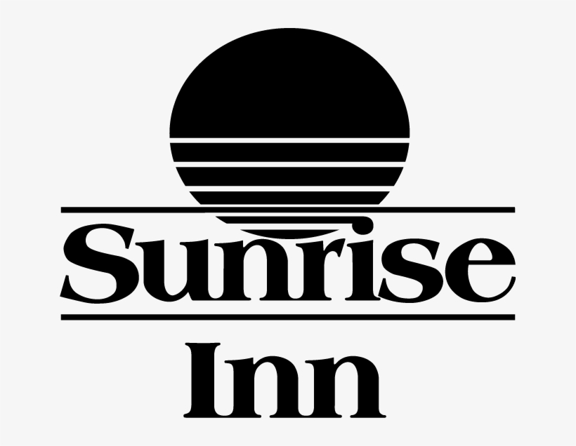 Free Vector Sunrise Inn Logo - Large Badge With A Gold Plate, transparent png download