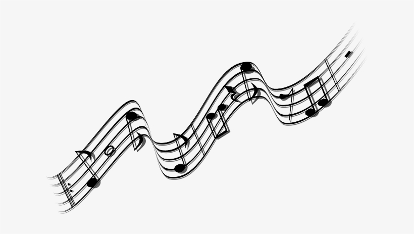 Music - Black Music Notes Png, transparent png download