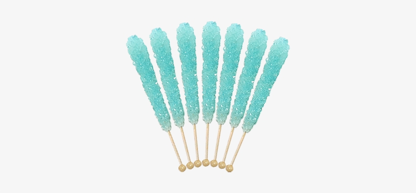 Light Blue Cotton Candy Flavored Rock Candy Crystal - Blue Rock Candy, transparent png download